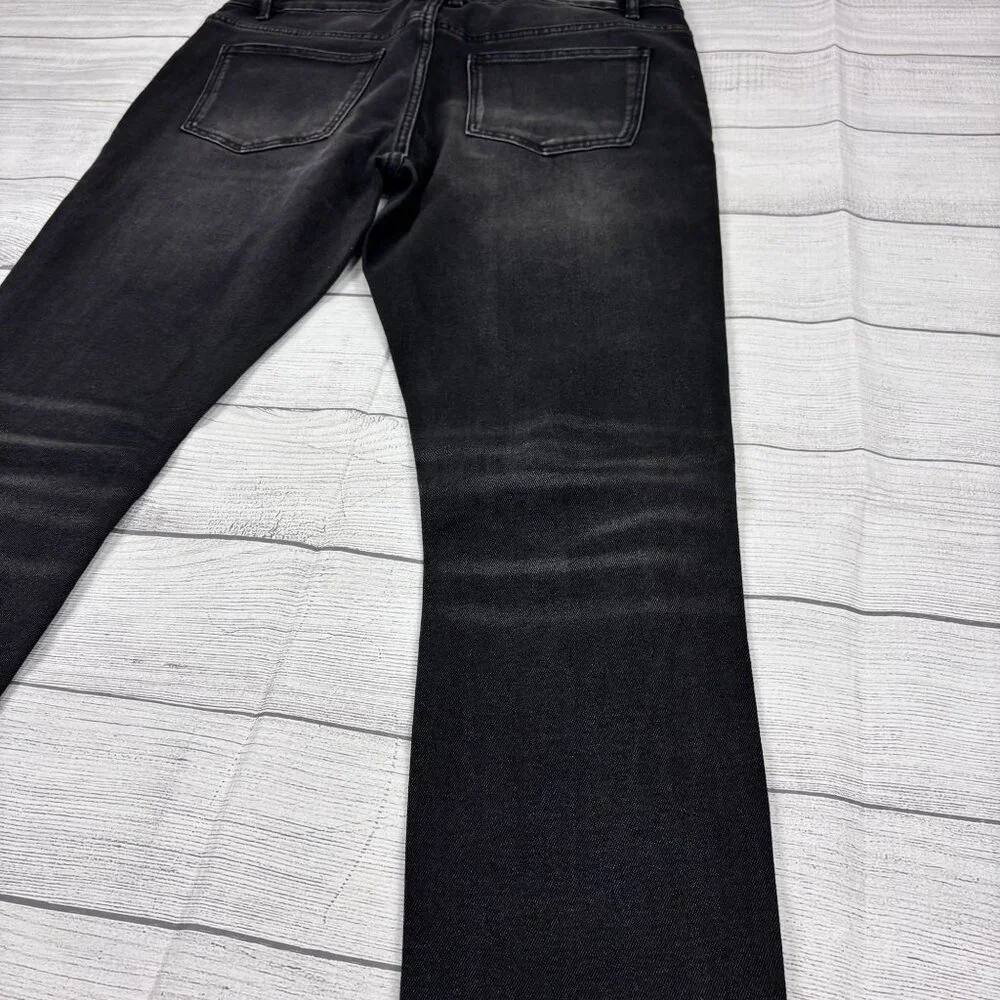 Embellish Mens Black Distressed Skinny Jeans With Colorful Patches Size 34 - Picture 11 of 16